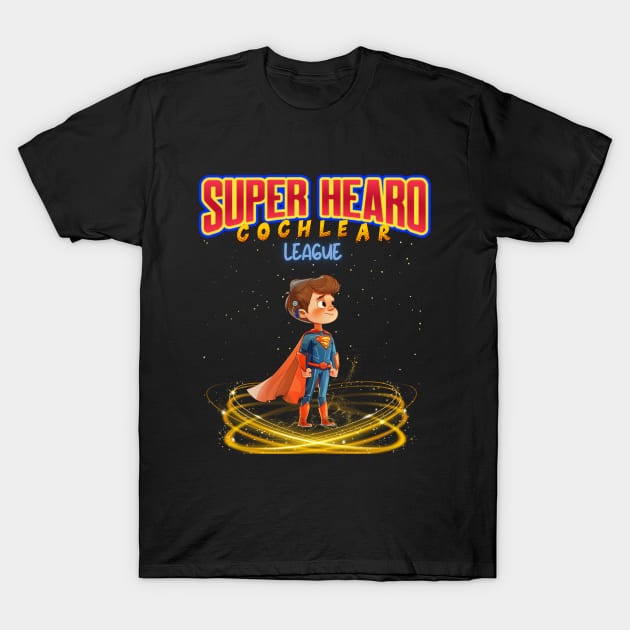 Super Hearo, Cochlear League | Cochlear Implant | Deaf T-Shirt by RusticWildflowers